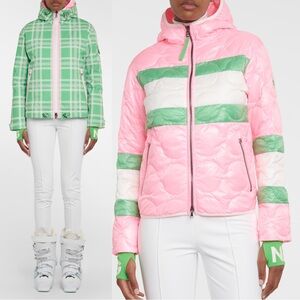 Bogner Luisa Green Pink 2-In-1 Coat